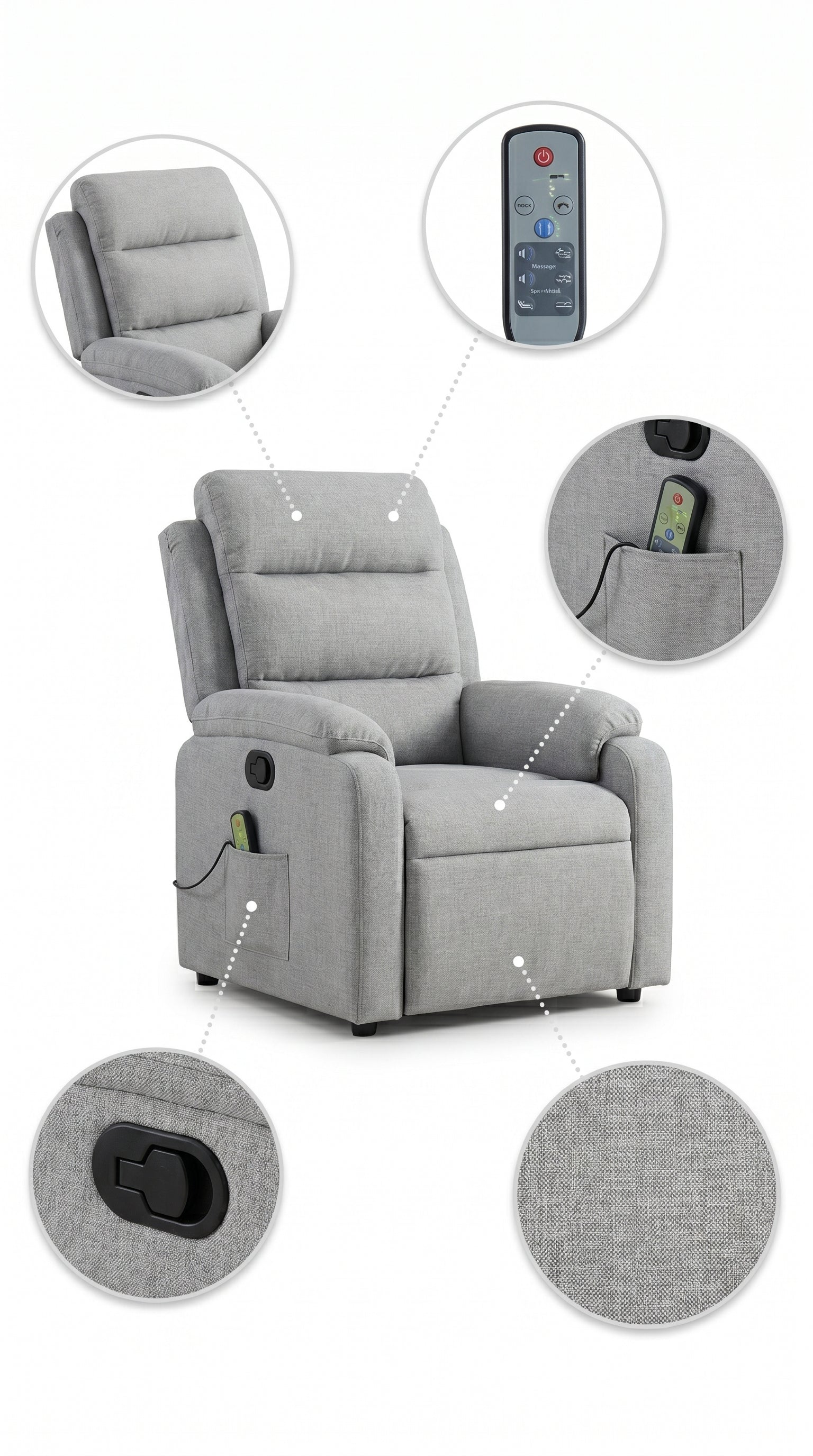 Fauteuil Relax PRO — Gris Cendré